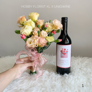 Valentine’s Wine x Hobby Florist
